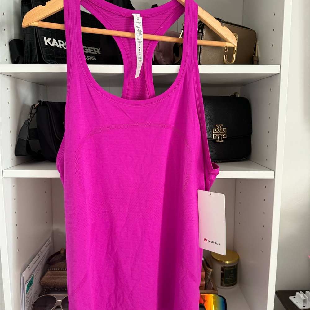 lululemon athletica Magenta Racerback Tank